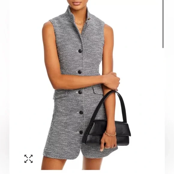 rag & bone Slade Tweed Mini Dress Sz 0 - Picture 6 of 15